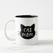Tasse 2 Couleurs Maman de chat (Gauche)