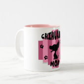 Tasse 2 Couleurs Maman de chiwawa (Devant gauche)