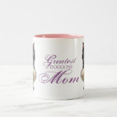 Tasse 2 Couleurs Maman de coeur de Schipperke (Centre)