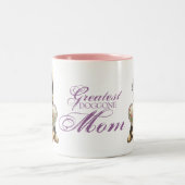 Tasse 2 Couleurs Maman de coeur de Yorkie (Centre)