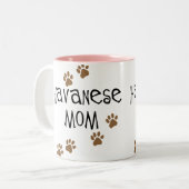 Tasse 2 Couleurs Maman de Havanese (Devant gauche)
