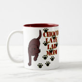 Tasse 2 Couleurs Maman de laboratoire de chocolat (Gauche)