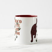 Tasse 2 Couleurs Maman de laboratoire de chocolat (Centre)