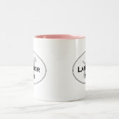 Tasse 2 Couleurs Maman de Labrador (Centre)