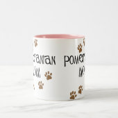 Tasse 2 Couleurs Maman de Pomeranian (Centre)
