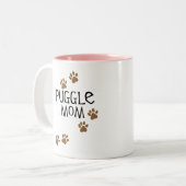 Tasse 2 Couleurs Maman de Puggle (Devant gauche)