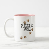 Tasse 2 Couleurs Maman de Puggle (Gauche)