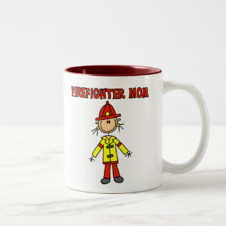 Tasse 2 Couleurs Maman de sapeur-pompier