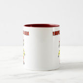 Tasse 2 Couleurs Maman de sapeur-pompier (Centre)