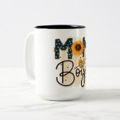 Tasse 2 Couleurs Maman des garçons (Devant gauche)