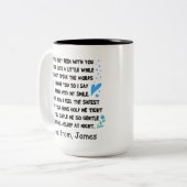 Tasse 2 Couleurs Maman du bébé Nom personnalisé (Devant gauche)