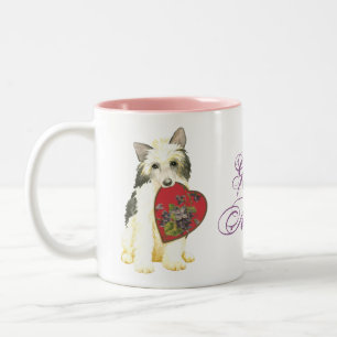 Tasse 2 Couleurs Maman du coeur en poudre