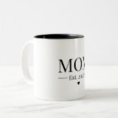 Tasse 2 Couleurs Maman Établie 2026 (Devant gauche)