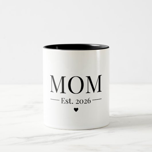 Tasse 2 Couleurs Maman Établie 2026 (Centre)