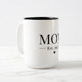 Tasse 2 Couleurs Maman Établie 2026 (Devant gauche)