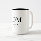 Tasse 2 Couleurs Maman Établie 2026 (Devant droit)