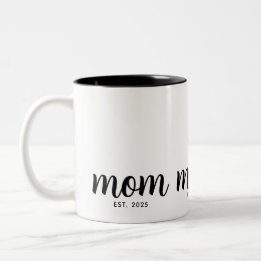 Tasse 2 Couleurs Maman établie Nouveau Cadeau de Maman