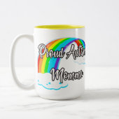 Tasse 2 Couleurs Maman fière d'un enfant autiste (Gauche)