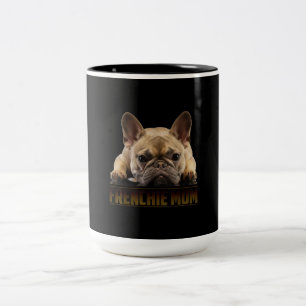 Tasse 2 Couleurs maman frenchie   cadeau de maman bulldog