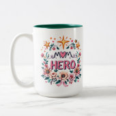 Tasse 2 Couleurs Maman Héros (Gauche)