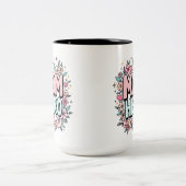 Tasse 2 Couleurs Maman Héros (Centre)