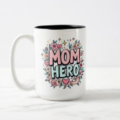 Tasse 2 Couleurs Maman Héros (Gauche)