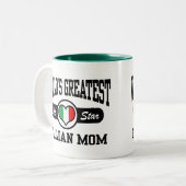 Tasse 2 Couleurs Maman italienne (Devant gauche)