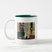 Tasse 2 Couleurs Maman, J'Ai Nettoyé Ma Chambre ! (Gauche)