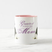 Tasse 2 Couleurs Maman japonaise du coeur (Centre)