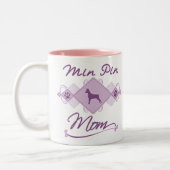 Tasse 2 Couleurs Maman minimum de Pin (Gauche)