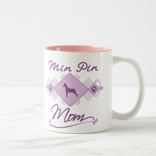 Tasse 2 Couleurs Maman minimum de Pin (Droit)