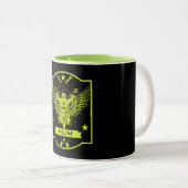 Tasse 2 Couleurs Maman Motorbike Rider (Devant droit)