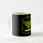 Tasse 2 Couleurs Maman Motorbike Rider (Devant gauche)