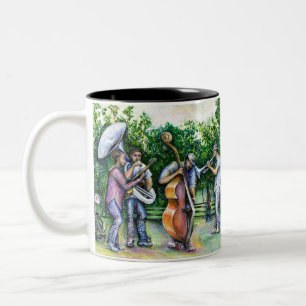 Tasse 2 Couleurs Maman ne m'a jamais averti des joueurs tuba