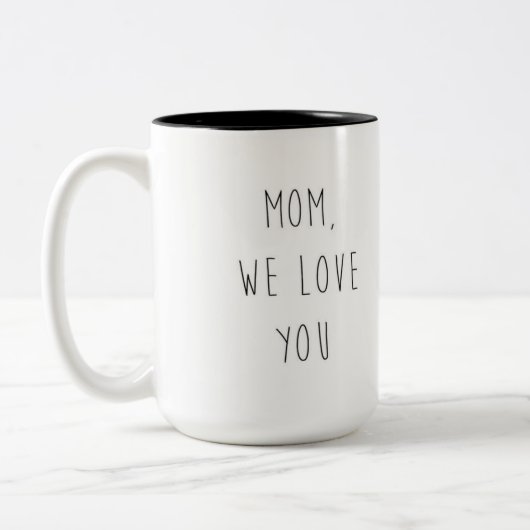 TASSE 2 COULEURS MAMAN NOUS VOUS AIMONS (Gauche)
