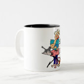 Tasse 2 Couleurs Maman occupée (Devant gauche)