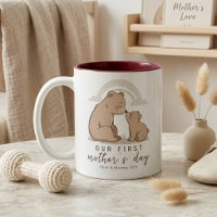 Maman Ourson Bébé Premier Jour des Mères Conceptio
