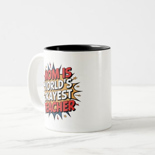 Tasse 2 Couleurs Maman Power (Devant gauche)