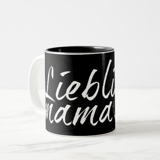 Tasse 2 Couleurs Maman préférée - blanc 00001 (Devant gauche)