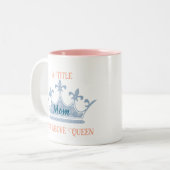 Tasse 2 Couleurs Maman Reine Couronne (Devant gauche)