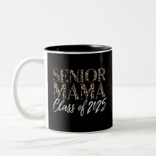 Tasse 2 Couleurs Maman Senior 2025 Maman fière d'une promotion de 2