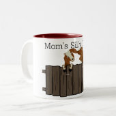 Tasse 2 Couleurs Maman's Silly Duo 2 Chèvres (Devant gauche)