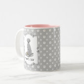 Tasse 2 Couleurs Mama's Boy Weimaraner (gris 1) jouets chien maman (Devant gauche)