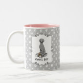 Tasse 2 Couleurs Mama's Boy Weimaraner (gris 1) jouets chien maman (Gauche)