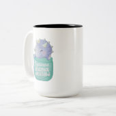 Tasse 2 Couleurs Mamasaure rauque (Devant gauche)