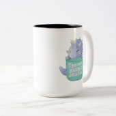 Tasse 2 Couleurs Mamasaure rauque (Devant droit)