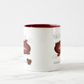Tasse 2 Couleurs Mamie aimée (Centre)