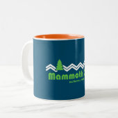 Tasse 2 Couleurs Mammoth Cave National Park Retro (Devant gauche)