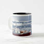 Tasse 2 Couleurs Manchot papou (Devant gauche)