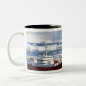 Tasse 2 Couleurs Manchot papou (Gauche)